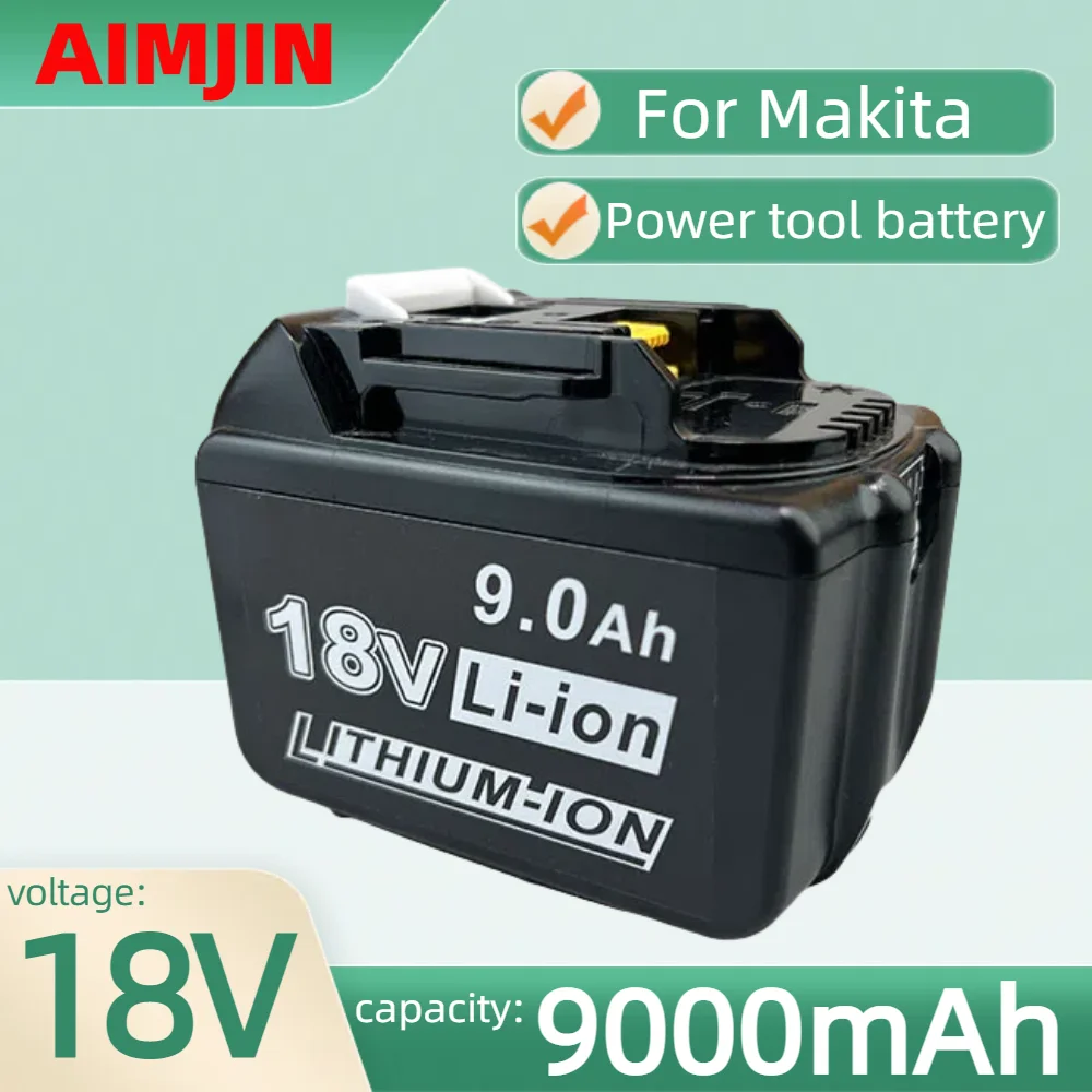 18V Battery For Makita BL1850B Li-ion 18V 9000mAh BL1840B BL1860 BL1890 BL1815 BL1830 BL1835 Cordless Drills Batteries LXT400 DE
18V Battery For Makita BL1850B Li-ion 18V 9000mAh BL1840B BL1860 BL1890 BL1815 BL1830 BL1835 Cordless Drills Batteries LXT400 DE
