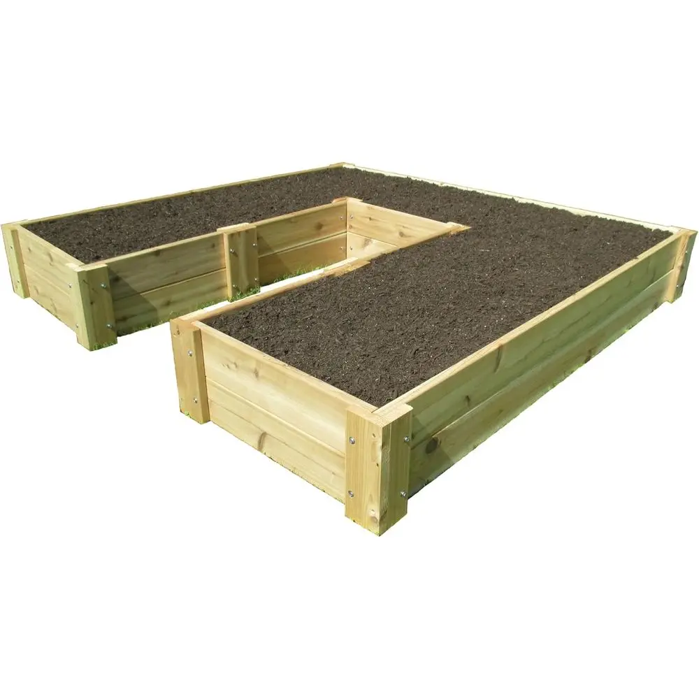 Durable U-Shaped Cedar Raised Garden Bed, 6ft x 6ft, 1 Thick, Smooth All-Sided, USA Made
Durable U-Shaped Cedar Raised Garden Bed, 6ft x 6ft, 1 Thick, Smooth All-Sided, USA Made