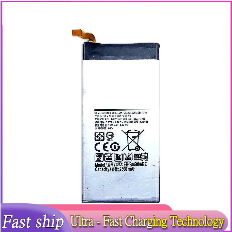 For Samsung Galaxy A5 2015 Version A500 A5000 Mobile Phone Battery Safe 2300Mah Good Low-Temperature Performance EB-BA500ABE
For Samsung Galaxy A5 2015 Version A500 A5000 Mobile Phone Battery Safe 2300Mah Good Low-Temperature Performance EB-BA500ABE