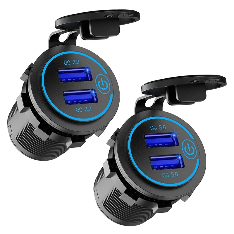 2x12 В USB розетка, двойное QC 3,0 USB Автомобильное зарядное устройство с переключателем, 36 Вт USB зарядное устройство (с 1,1 дюймовым перфоратором)
2x12 В USB розетка, двойное QC 3,0 USB Автомобильное зарядное устройство с переключателем, 36 Вт USB зарядное устройство (с 1,1 дюймовым перфоратором)