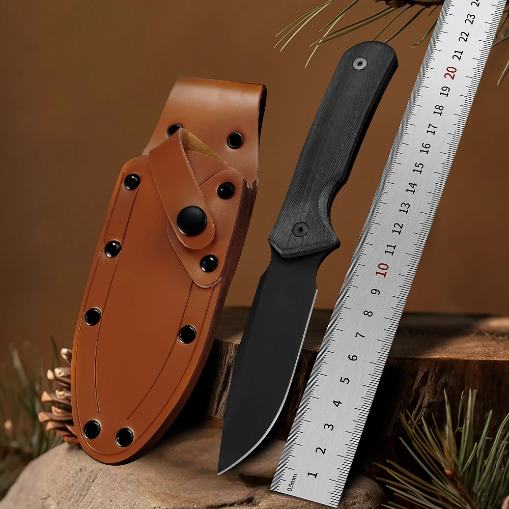0004 G10 handle agricultural chopping blade with sharp edge and thickened leather cover
0004 G10 handle agricultural chopping blade with sharp edge and thickened leather cover