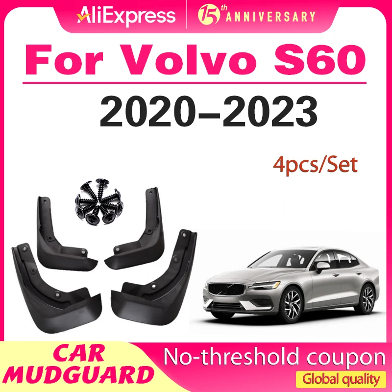 4PCS Car Mudguards For Volvo S60 2020 2021 2022 2023 Mud Flaps Splash Guards Front Rear Fenders Wheel Protector Accessories
4PCS Car Mudguards For Volvo S60 2020 2021 2022 2023 Mud Flaps Splash Guards Front Rear Fenders Wheel Protector Accessories
