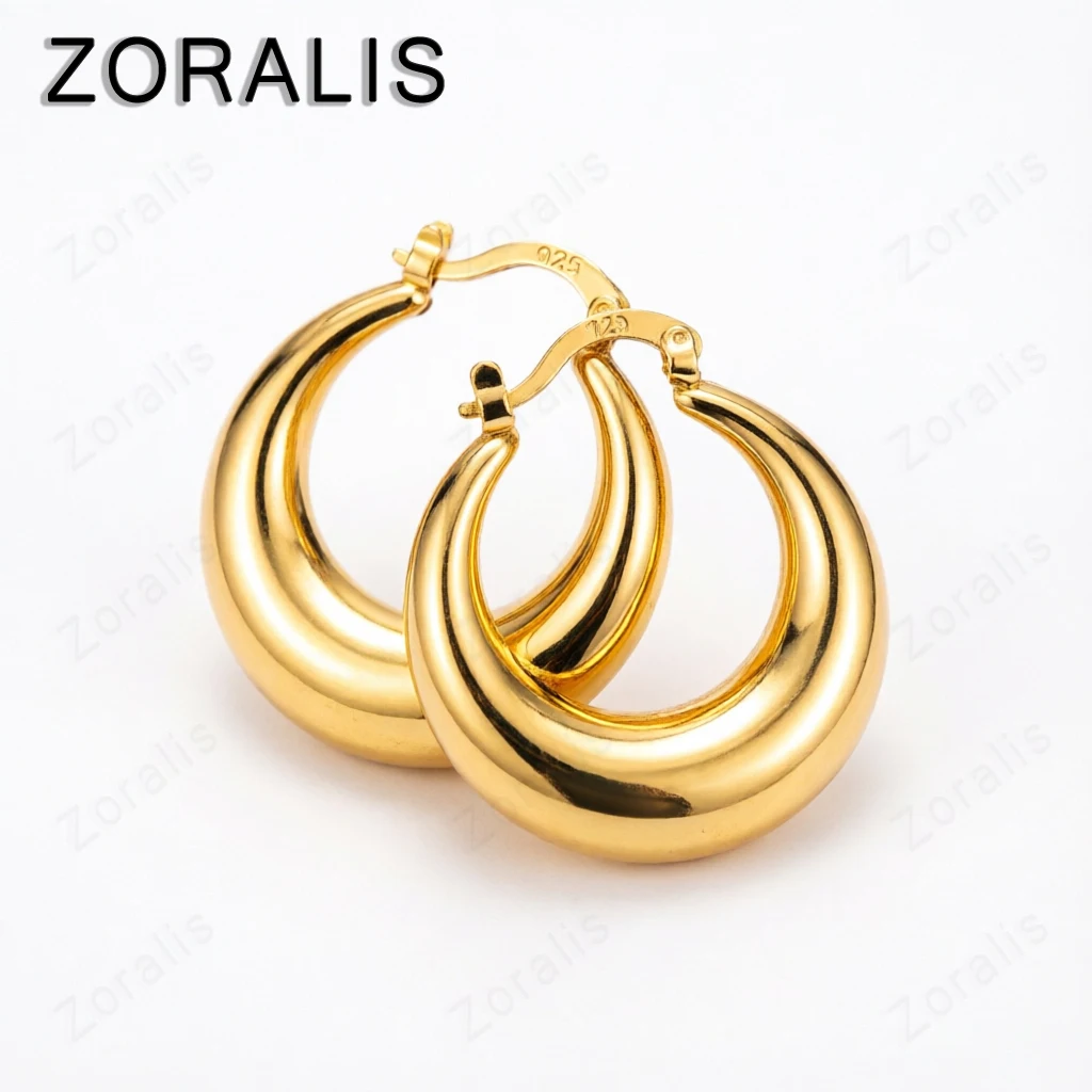 18K Gold Circle Smooth U Shape Big Hoop Earrings For Women Wedding Birthday Party Gift Fashion Charm Jewelry
18K Gold Circle Smooth U Shape Big Hoop Earrings For Women Wedding Birthday Party Gift Fashion Charm Jewelry