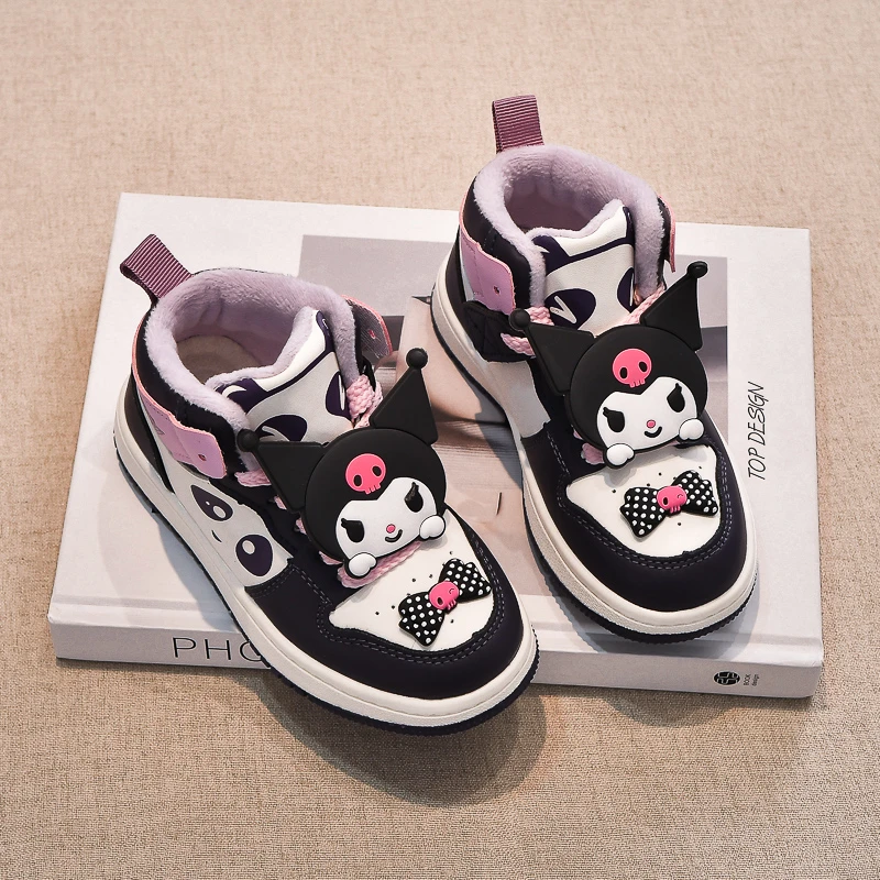 Sanrio Kuromi Girls Hot Selling Sneakers Anti-Slip Casual Shoes My Melody New Style Anime Sports Shoes High Top Kids Snow Boots
Sanrio Kuromi Girls Hot Selling Sneakers Anti-Slip Casual Shoes My Melody New Style Anime Sports Shoes High Top Kids Snow Boots