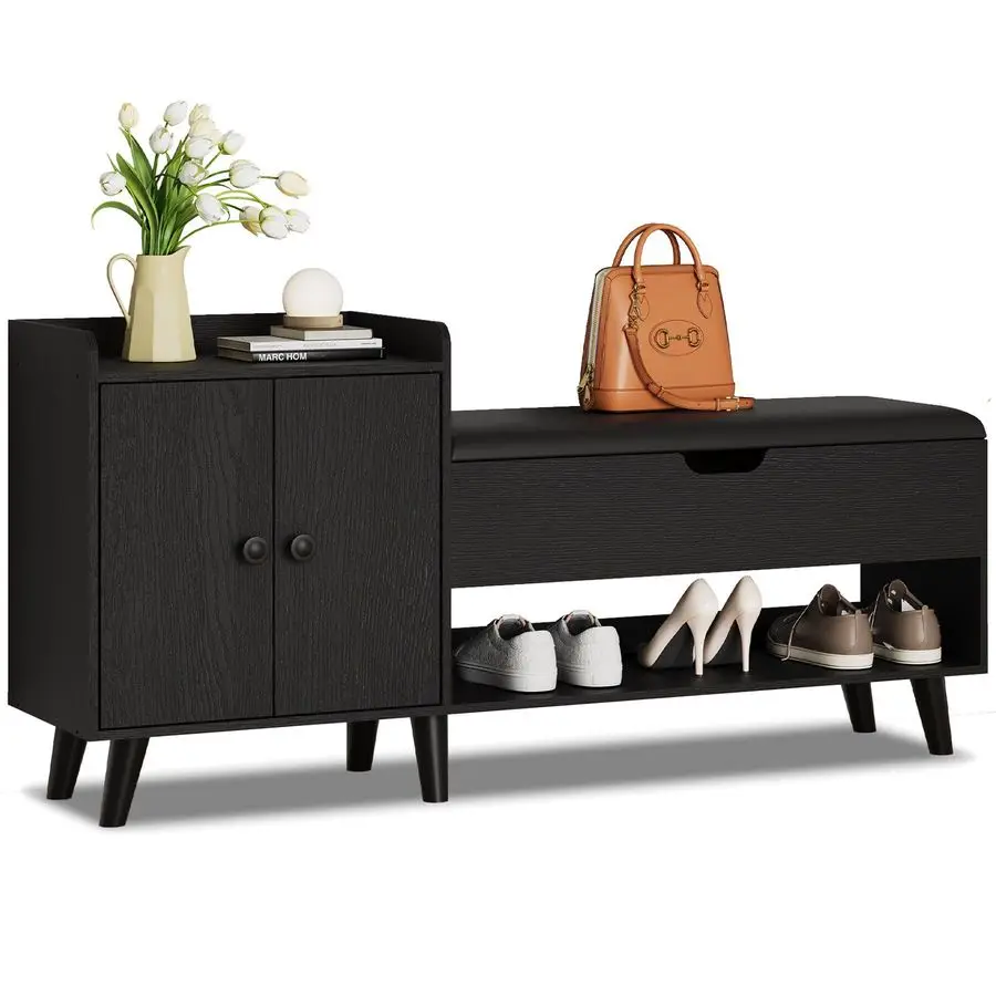 Entryway Shoe Bench with Hidden Storage,Shoe Organizer Storage Bench with Shelf and Cabinet Entryway Bench for Bedr Customizable
Entryway Shoe Bench with Hidden Storage,Shoe Organizer Storage Bench with Shelf and Cabinet Entryway Bench for Bedr Customizable