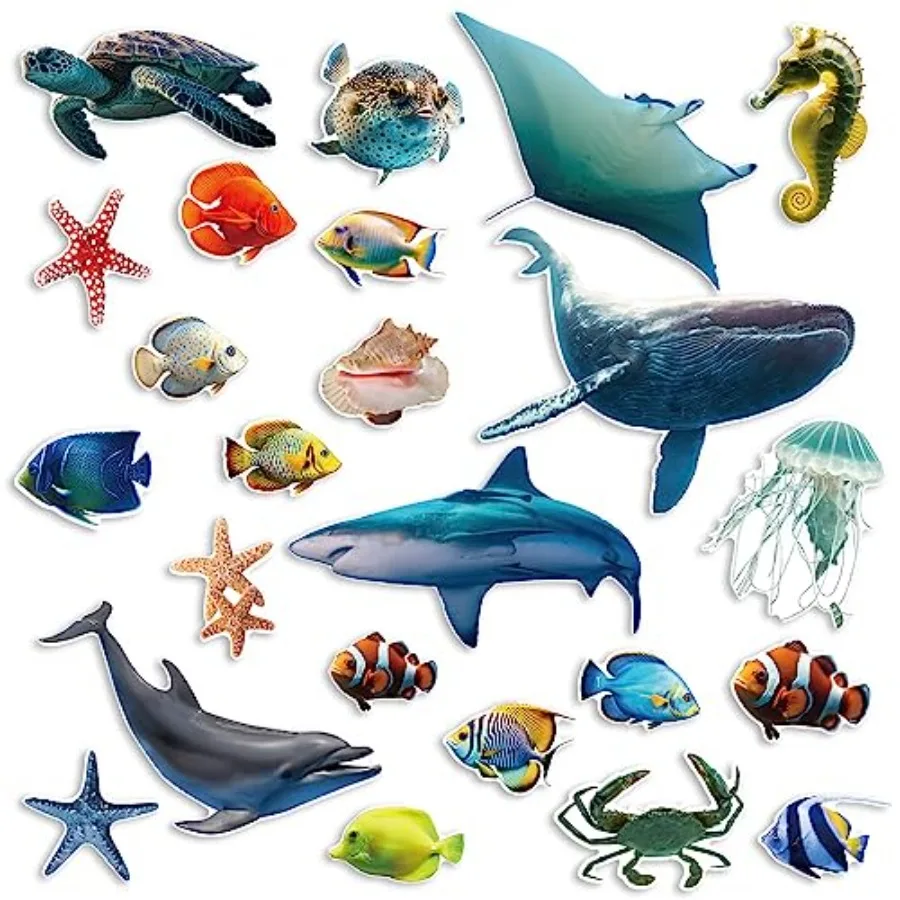 62 Pcs Sea Life Cutouts Tropical Fish Cutouts Ocean Animal Classroom Bulletin Board Decorations Sharks Whales Turtles Clown Fis
62 Pcs Sea Life Cutouts Tropical Fish Cutouts Ocean Animal Classroom Bulletin Board Decorations Sharks Whales Turtles Clown Fis