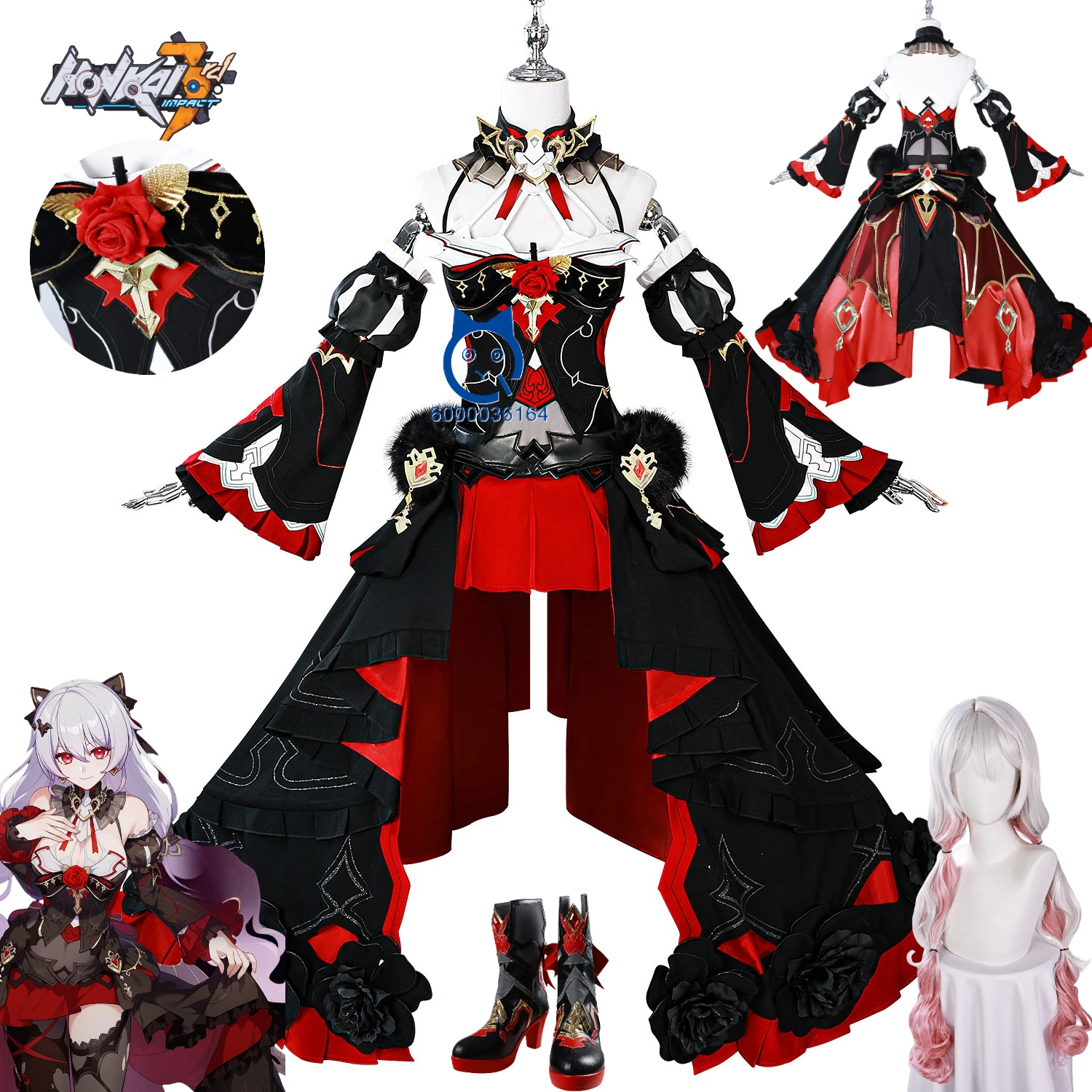 Горячая игра Honkai Impact3 Theresa Apocalypse, карнавальный костюм, аниме, красное платье Лолиты, парик, комплект обуви для женщин, Comic Con, ролевая игра
Горячая игра Honkai Impact3 Theresa Apocalypse, карнавальный костюм, аниме, красное платье Лолиты, парик, комплект обуви для женщин, Comic Con, ролевая игра