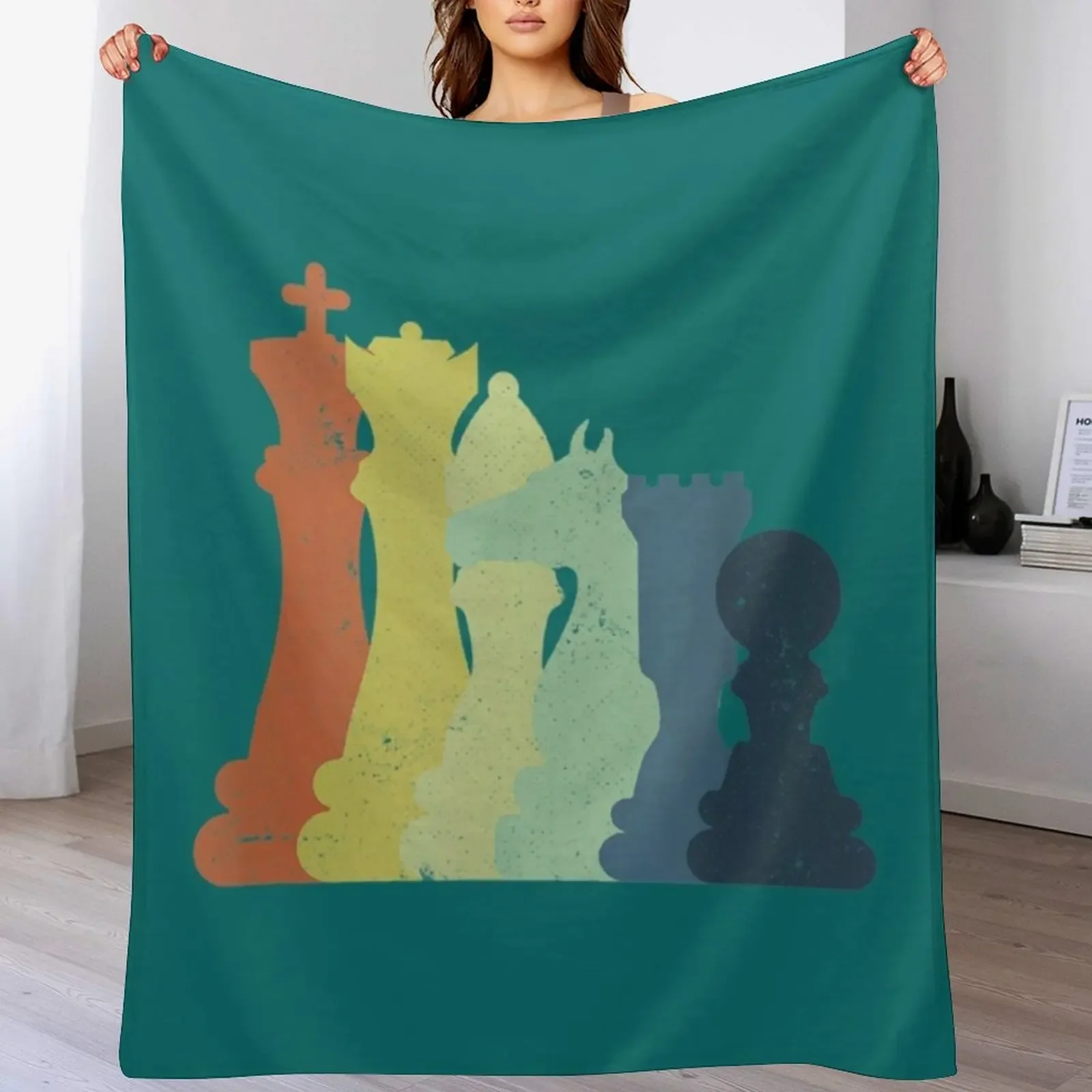 Retro Chess Gift chess player Essential Throw Blanket Reusable Durable Soft Blanket for All Seasons
Retro Chess Gift chess player Essential Throw Blanket Reusable Durable Soft Blanket for All Seasons