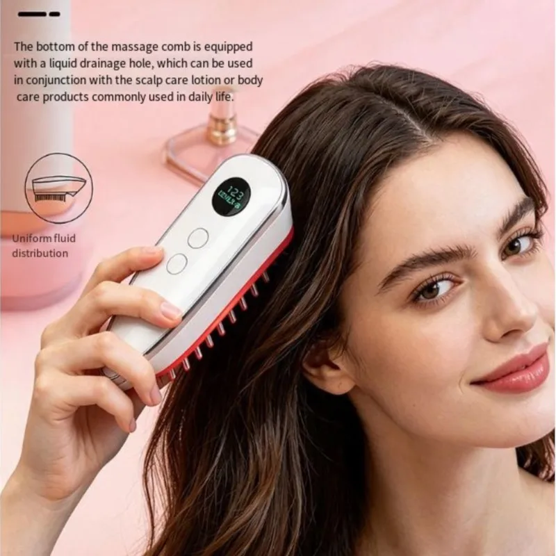 RF Head Massager EMS Micro-current Hair Care Comb Hair Care Comb LED Scalp Massage Electric Comb Home Portable
RF Head Massager EMS Micro-current Hair Care Comb Hair Care Comb LED Scalp Massage Electric Comb Home Portable