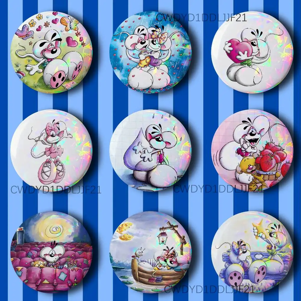 Cartoon Mouses D-Diddl Brooch Creative Badge for Hat Bag Decoration Fans Collect Gifts
Cartoon Mouses D-Diddl Brooch Creative Badge for Hat Bag Decoration Fans Collect Gifts