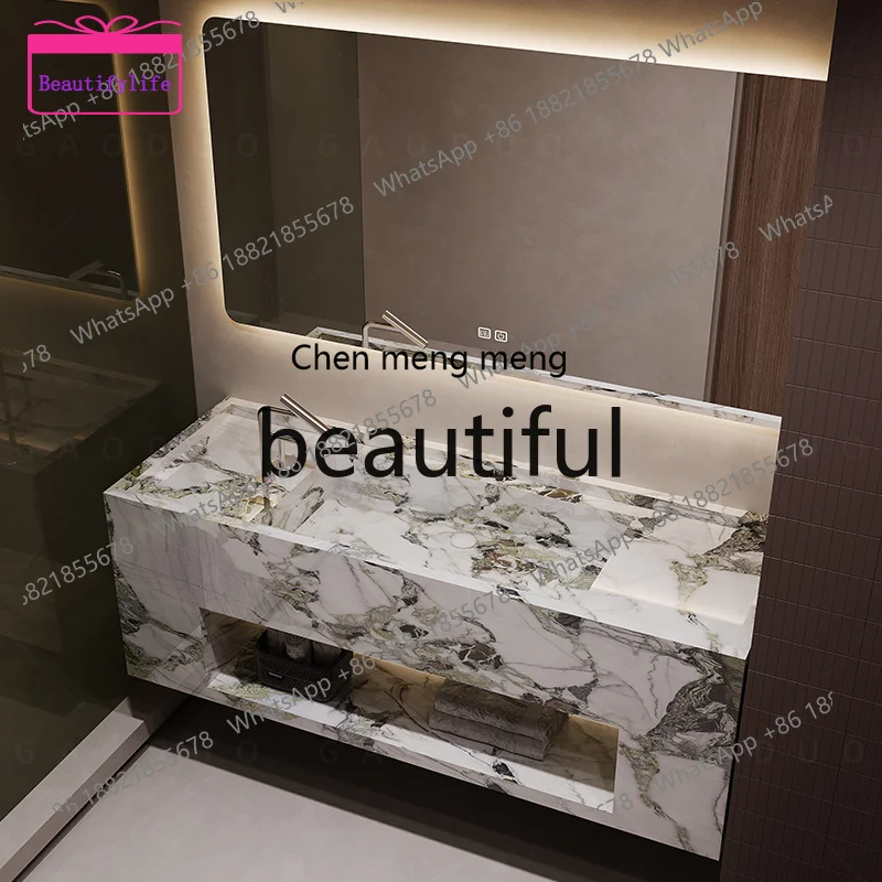 YL Slate integrated seamless basin bathroom cabinet toilet hotel high-end washbasin washbasin
YL Slate integrated seamless basin bathroom cabinet toilet hotel high-end washbasin washbasin