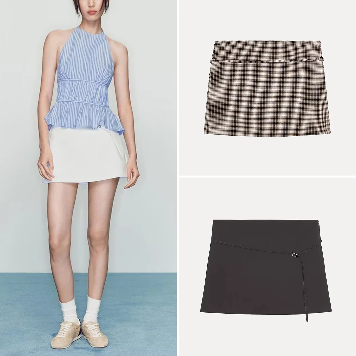 Ele Faionable Women's Skirt Pants with Belt Z Autumn 2025 New Arrival Simple Sli Ladies' Mid-Waist Skirt
Ele Faionable Women's Skirt Pants with Belt Z Autumn 2025 New Arrival Simple Sli Ladies' Mid-Waist Skirt