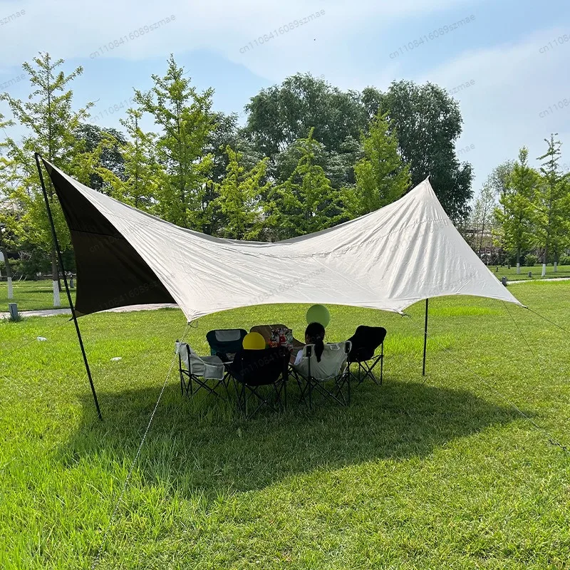 Sun Canopy Tent Large Portable Black Coating Sunproof Rainproof for Outdoor Camping Yard Picnic Beach Garden Travel
Sun Canopy Tent Large Portable Black Coating Sunproof Rainproof for Outdoor Camping Yard Picnic Beach Garden Travel