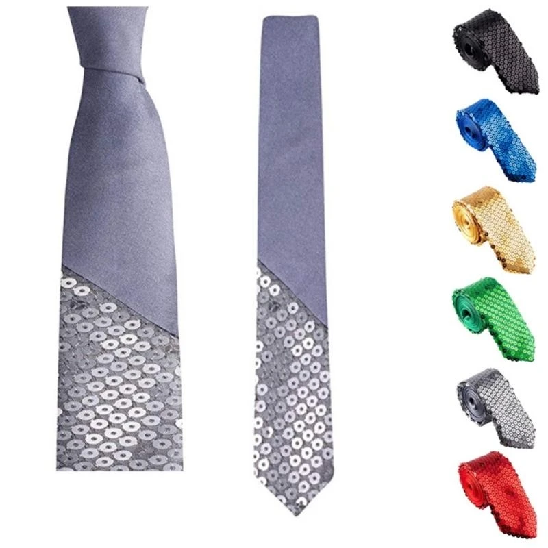 39BB Shining Sequined Tie Adult Unisex Adjustable Neck Tie for Festival Formal Event
39BB Shining Sequined Tie Adult Unisex Adjustable Neck Tie for Festival Formal Event