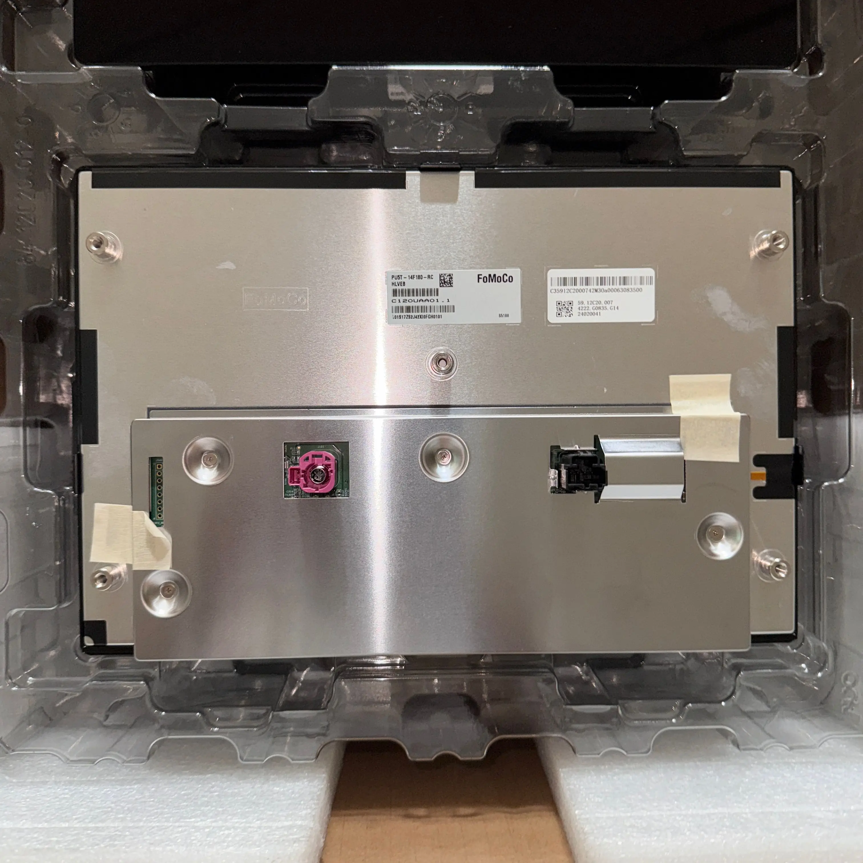 C120UAA01.1/C120UAA01.0 ЖК-дисплей для FORD F150 2021-2023 гг., оригинальный, новый, 12-дюймовая сенсорная панель PU5T-14F180-GB PU5T-14F180-RC
C120UAA01.1/C120UAA01.0 ЖК-дисплей для FORD F150 2021-2023 гг., оригинальный, новый, 12-дюймовая сенсорная панель PU5T-14F180-GB PU5T-14F180-RC