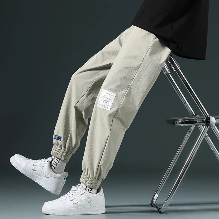 Ice Silk Men's Summer Thin Qui Dry Loose Fit Sports Pants Casual Loose Nine Point Trendy Men's Leisure Trousers
Ice Silk Men's Summer Thin Qui Dry Loose Fit Sports Pants Casual Loose Nine Point Trendy Men's Leisure Trousers