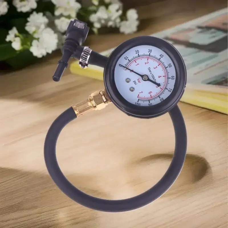 Fuel System Gas Pressure Gauge for Motorcycles and Cars, 0-100PSI, Valve included
Fuel System Gas Pressure Gauge for Motorcycles and Cars, 0-100PSI, Valve included