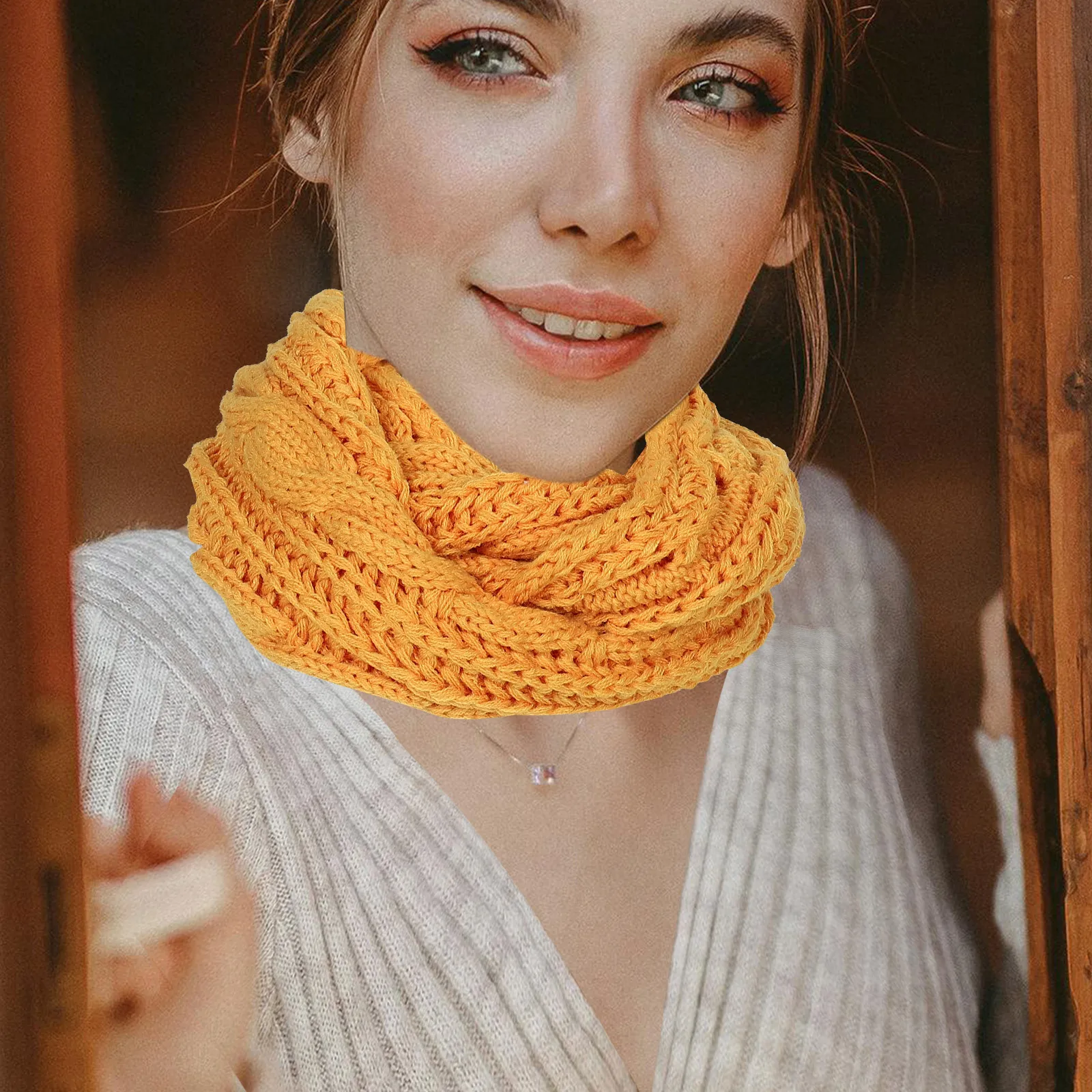 2Pcs Premium Winter Neck Snood Soft Comfortable All-Match Style Fashionable Circle Scarf for Men Women Cold Weather Protection
2Pcs Premium Winter Neck Snood Soft Comfortable All-Match Style Fashionable Circle Scarf for Men Women Cold Weather Protection