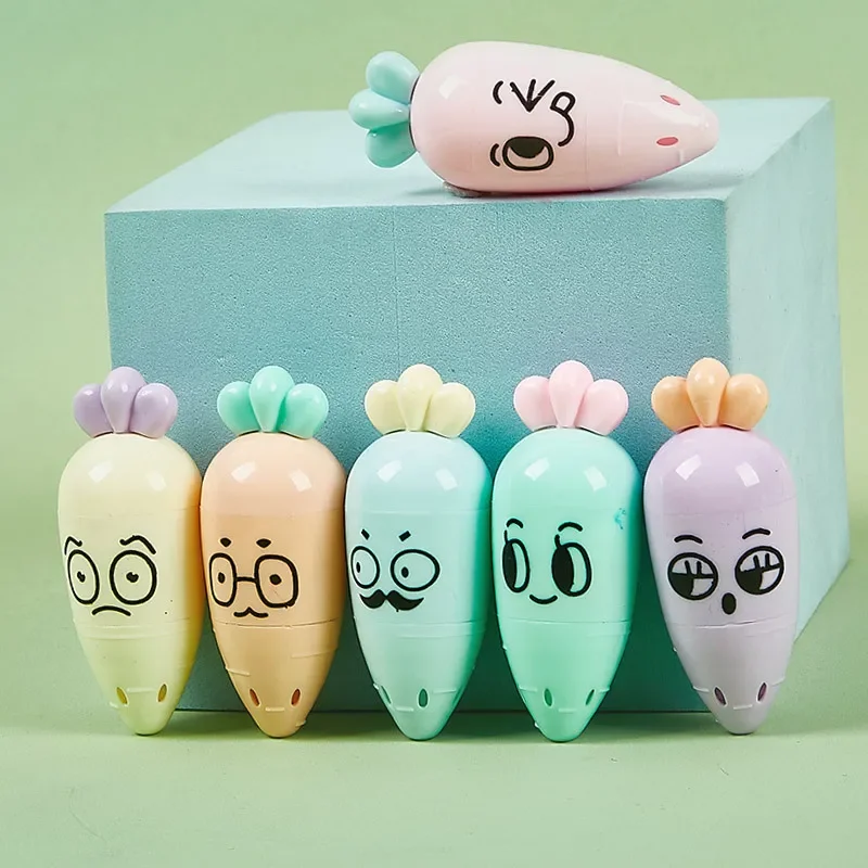 12pcs Cute Mini Cartoon 6 Colors Fluorescent Pen Plastic Highlighter Painting Art Marker Student Stationery Color Marker Pen
12pcs Cute Mini Cartoon 6 Colors Fluorescent Pen Plastic Highlighter Painting Art Marker Student Stationery Color Marker Pen