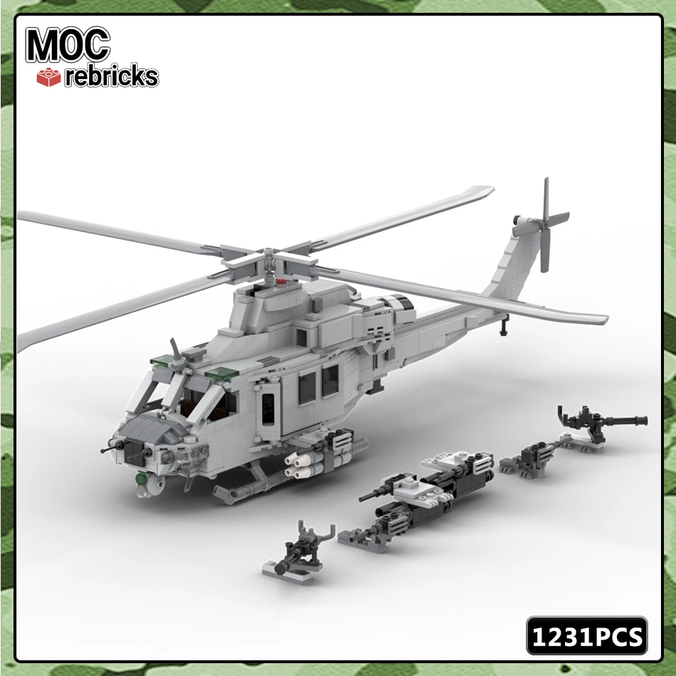 Конструктор MOC Military Series WW2, американская версия, супержесткий Набор строительных блоков для вертолетов, детские игрушки, хобби, праздничные подарки
Конструктор MOC Military Series WW2, американская версия, супержесткий Набор строительных блоков для вертолетов, детские игрушки, хобби, праздничные подарки