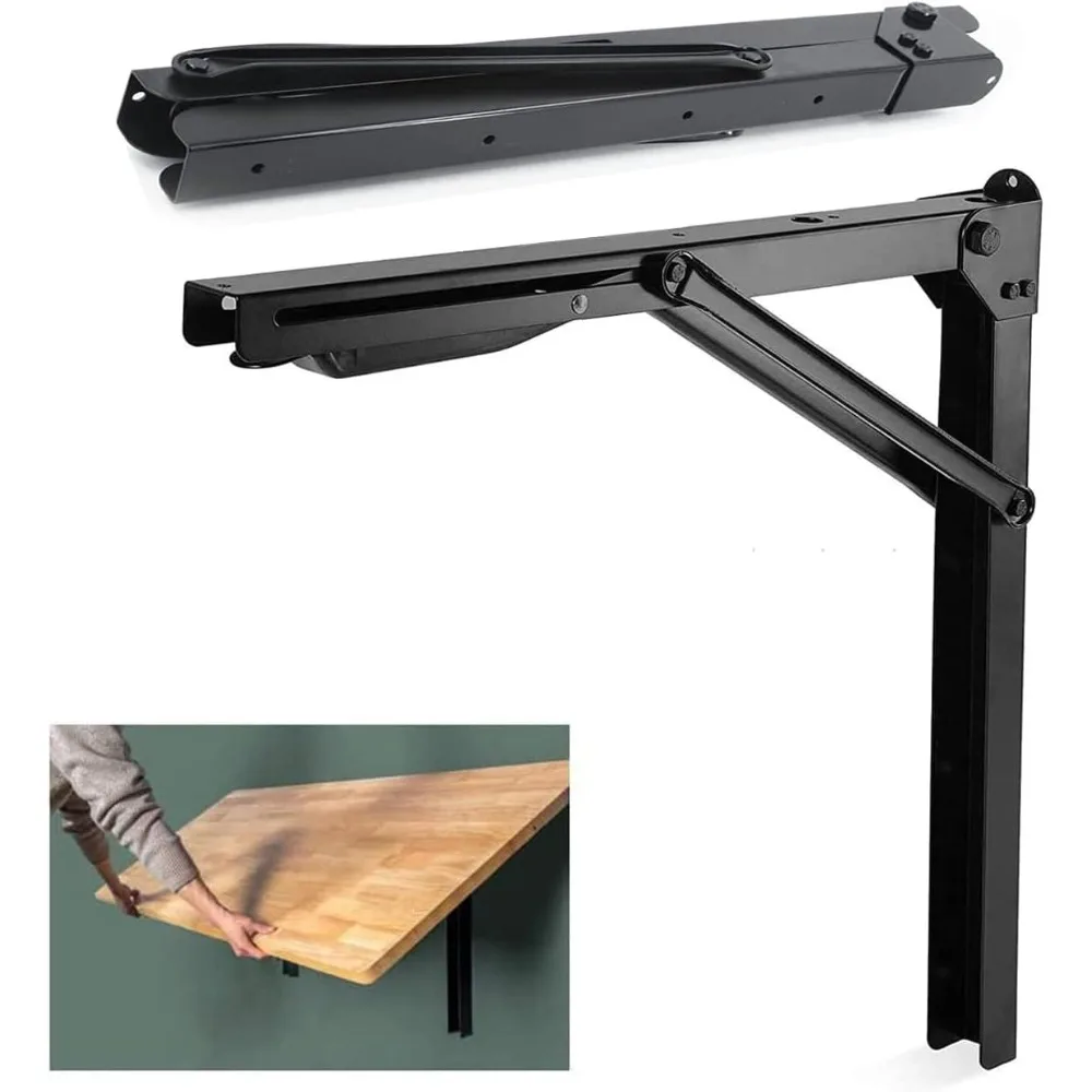 Popular Folding Shelf Brackets Garage Heavy Duty Steel Max Load 500lb Floating Wall Mounted Collapsible Shelf Bracket Space
Popular Folding Shelf Brackets Garage Heavy Duty Steel Max Load 500lb Floating Wall Mounted Collapsible Shelf Bracket Space