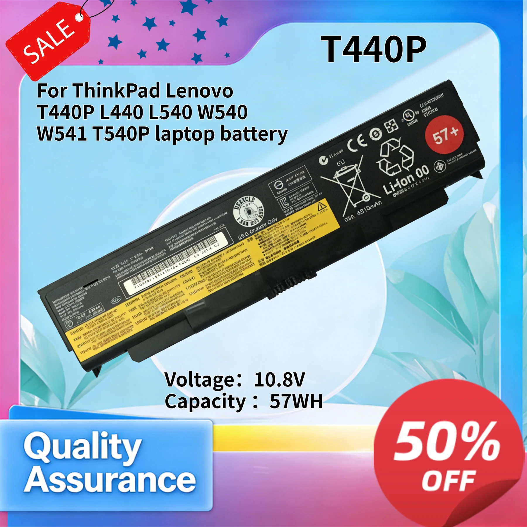 57Wh 10.8V Laptop Battery For Lenovo ThinkPad T440P T540P L440 L540 W540 W541 High Quality Replacement Notebook Battery
57Wh 10.8V Laptop Battery For Lenovo ThinkPad T440P T540P L440 L540 W540 W541 High Quality Replacement Notebook Battery