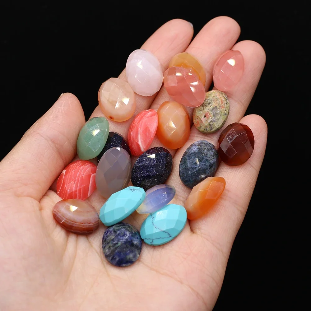 10pcs Natural Oval Agate Turquoises Blue Sand Stone Cabochon Beads for Women Jewelry Making DIY Ring Earrings Size 13x18mm
10pcs Natural Oval Agate Turquoises Blue Sand Stone Cabochon Beads for Women Jewelry Making DIY Ring Earrings Size 13x18mm