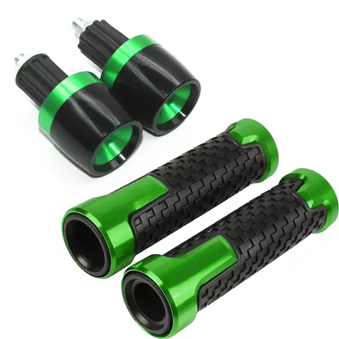 For Kawasaki Ninja 300 400 ZX6R ZX9R ZX12R Z900 Z800 Z750 Z250 ER6N ER6F Z 750 250 800 ER 6N 6F Motorcycle Handle Grips Aluminum