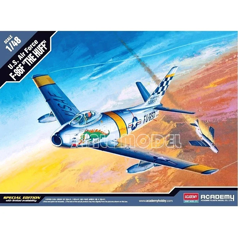 Комплект модели самолета Academy 12234 ВВС США F-86F «Хафф» 1/48
Комплект модели самолета Academy 12234 ВВС США F-86F «Хафф» 1/48