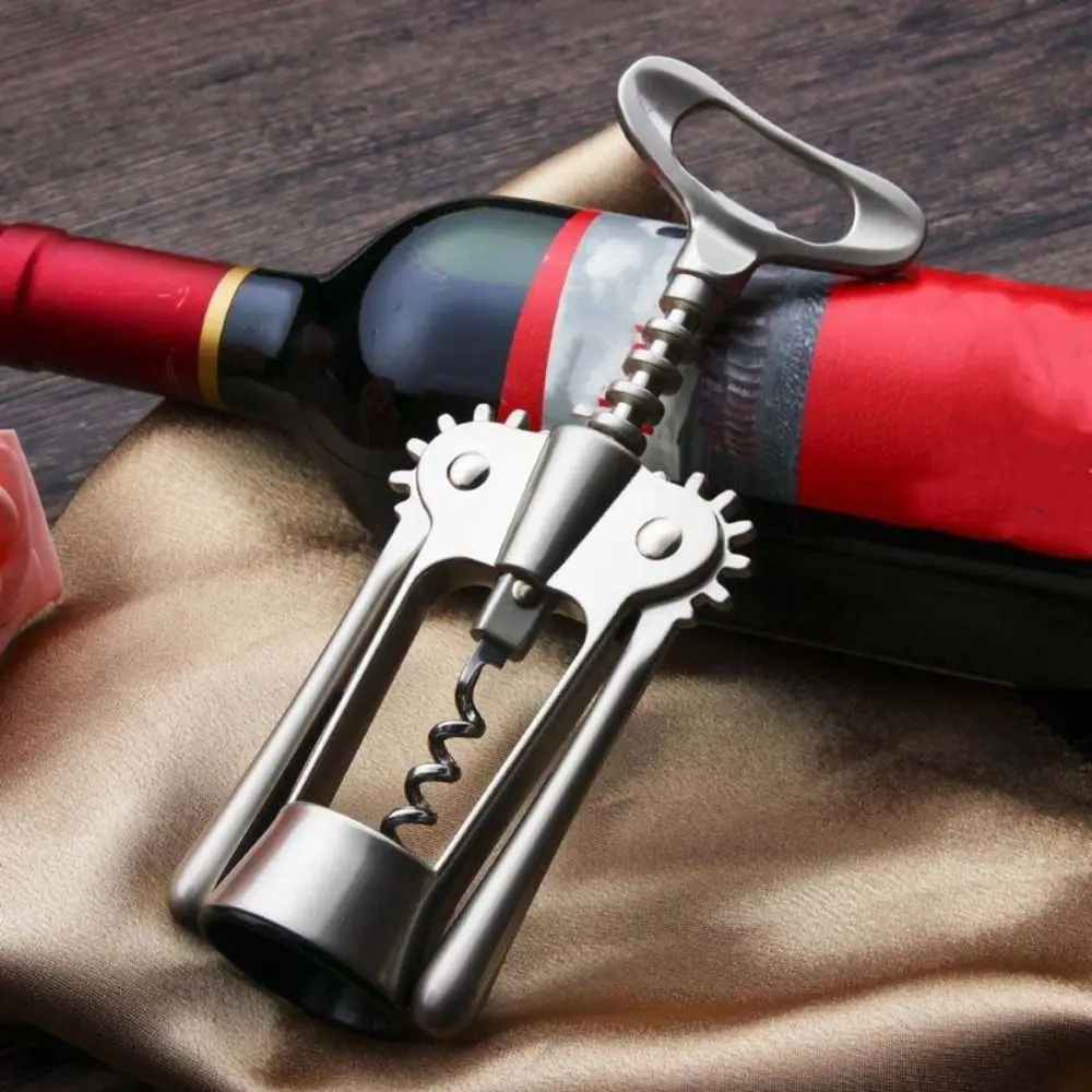 Zinc Alloy Wine Corkscrew Stainless Steel Labor-saving Spiral Bottle Opener Wing Design High Hardness Wine Cork Remover Banquets
Zinc Alloy Wine Corkscrew Stainless Steel Labor-saving Spiral Bottle Opener Wing Design High Hardness Wine Cork Remover Banquets