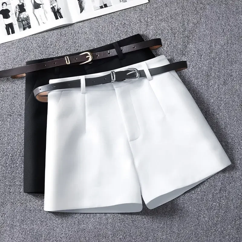 Shorts Women Suit Shorts With Belt Women's SpringSummer High Waist Loose Casual Straight-Leg A- Line Ropa Mujer
Shorts Women Suit Shorts With Belt Women's SpringSummer High Waist Loose Casual Straight-Leg A- Line Ropa Mujer
