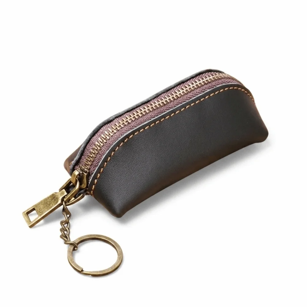 Anti-lost Mini Leather Coin Purse Thin Zipper Men Key Ring Pouch Anti-splash Water Classic Car Key Bag Storage
Anti-lost Mini Leather Coin Purse Thin Zipper Men Key Ring Pouch Anti-splash Water Classic Car Key Bag Storage