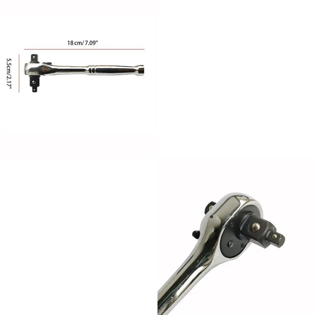 652F 3 in 1 Ratchet Wrench 1/4-inch 3/8-inch 1/4-inch Reversible Ratchet Spanner
652F 3 in 1 Ratchet Wrench 1/4-inch 3/8-inch 1/4-inch Reversible Ratchet Spanner