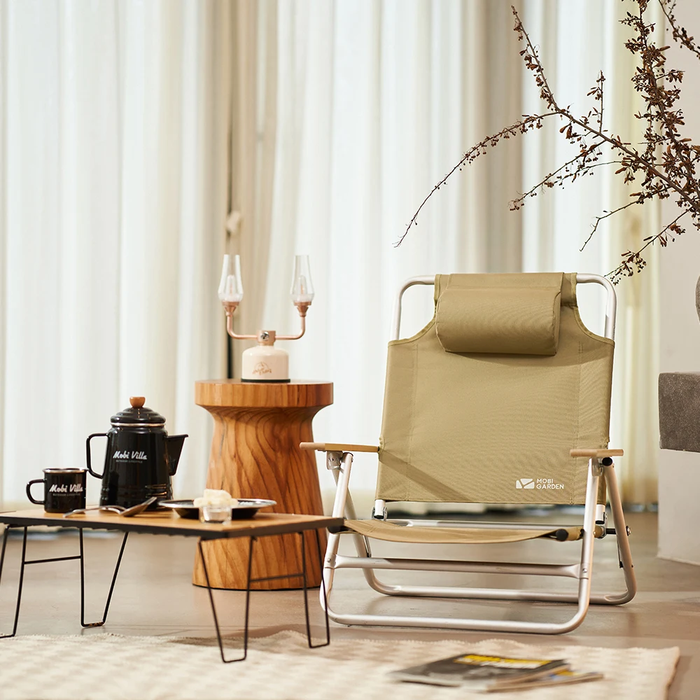 Portable Camping Aluminum Folding Chair Adjustable Armrest Recliner
Portable Camping Aluminum Folding Chair Adjustable Armrest Recliner