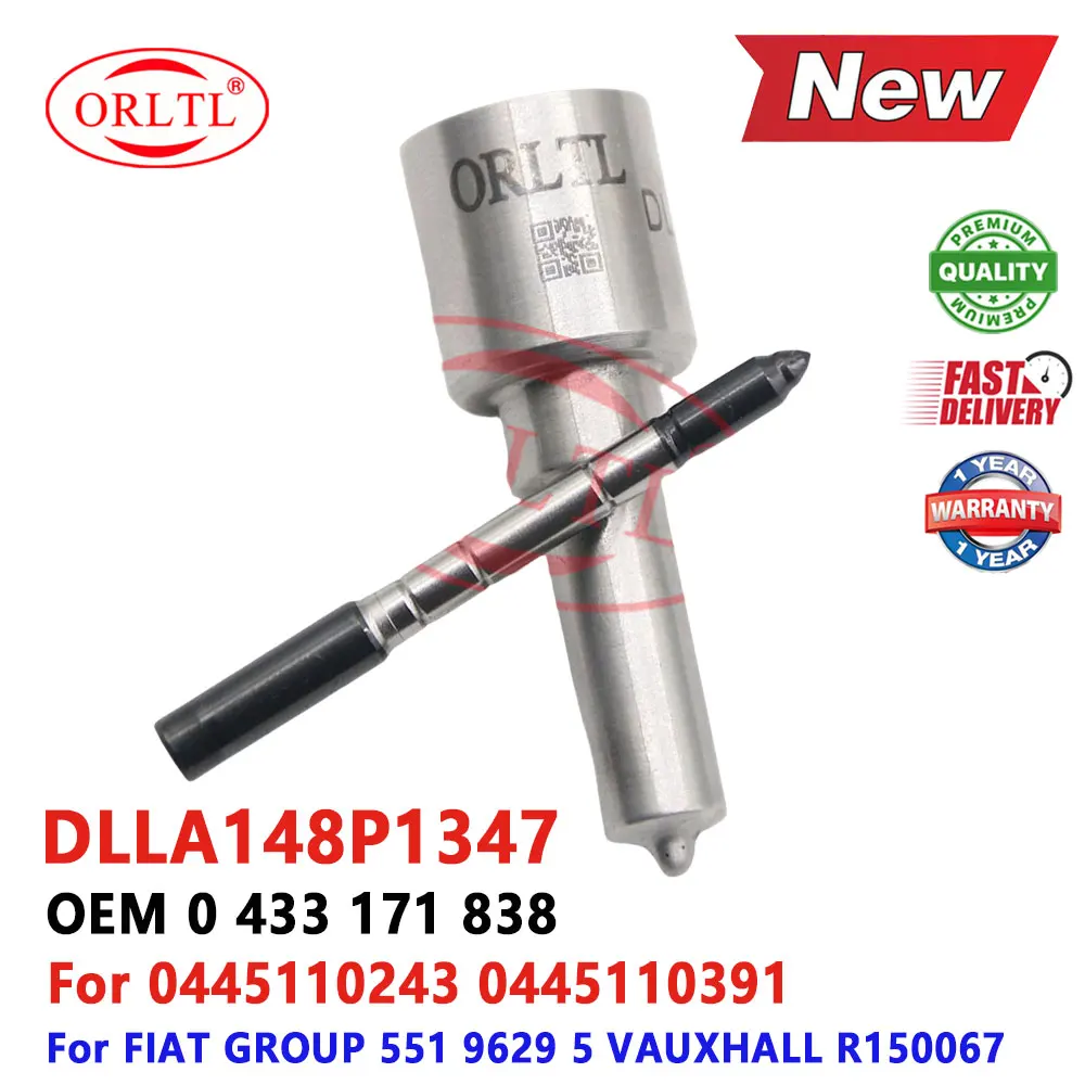 DLLA148P1347 New Diesel Injector Nozzle 0433171838 Fuel Sprayer DLLA 148 P 1347 For Bosch FIAT 0445110243 0445110391
DLLA148P1347 New Diesel Injector Nozzle 0433171838 Fuel Sprayer DLLA 148 P 1347 For Bosch FIAT 0445110243 0445110391