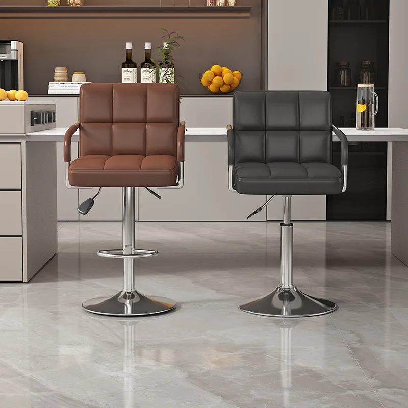 Modern Counter High Feet Chair Designer Bar Stools with Backrest Swivel Adjustable Height Bar Chair for Pub Modern Furniture
Modern Counter High Feet Chair Designer Bar Stools with Backrest Swivel Adjustable Height Bar Chair for Pub Modern Furniture