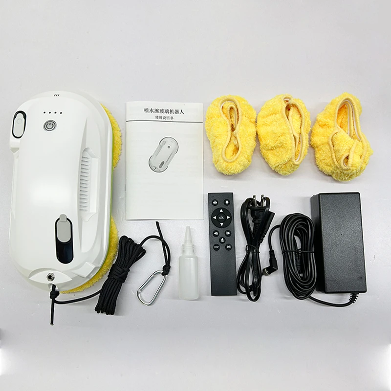 Water spray window cleaning robot intelligent high-rise double-sided brushless motor glass cleaner spray type
Water spray window cleaning robot intelligent high-rise double-sided brushless motor glass cleaner spray type