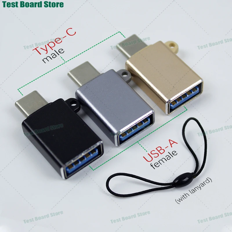 1Piece USB 3.0 Type-C to USB A converter male to female OTG adapter for Xiaomi Samsung data cable charger with hanging rope
1Piece USB 3.0 Type-C to USB A converter male to female OTG adapter for Xiaomi Samsung data cable charger with hanging rope