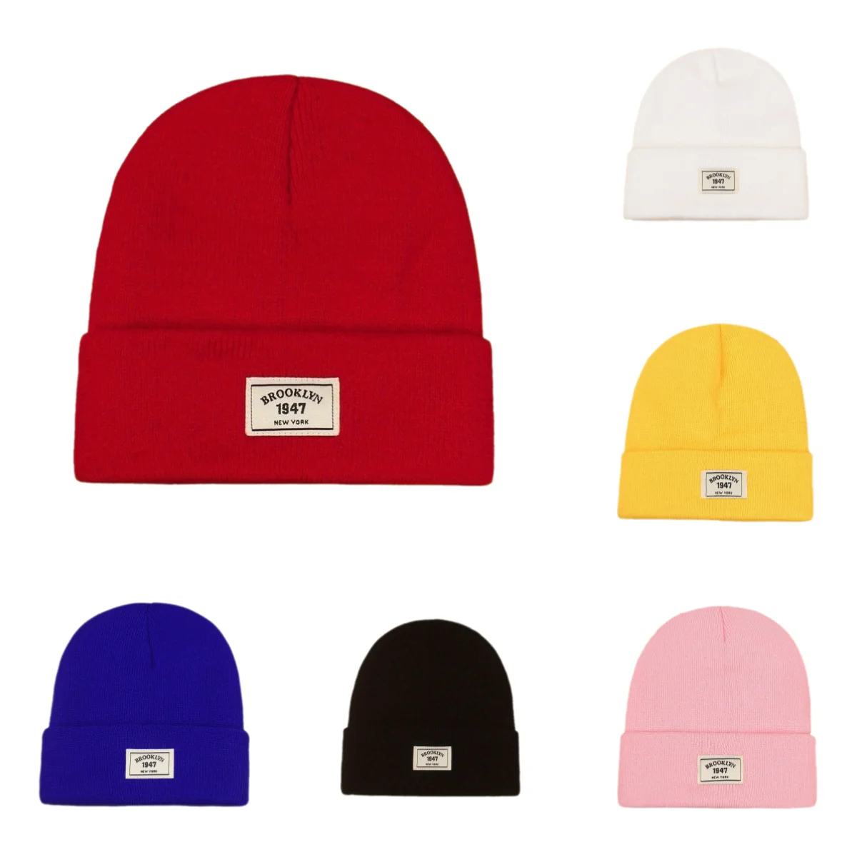 Fashion Letter Sewing Label Knitted Hat Solid Color Versatile Brimless Hat Autumn and Winter Classic Soft Warmth Pullover Hat
Fashion Letter Sewing Label Knitted Hat Solid Color Versatile Brimless Hat Autumn and Winter Classic Soft Warmth Pullover Hat