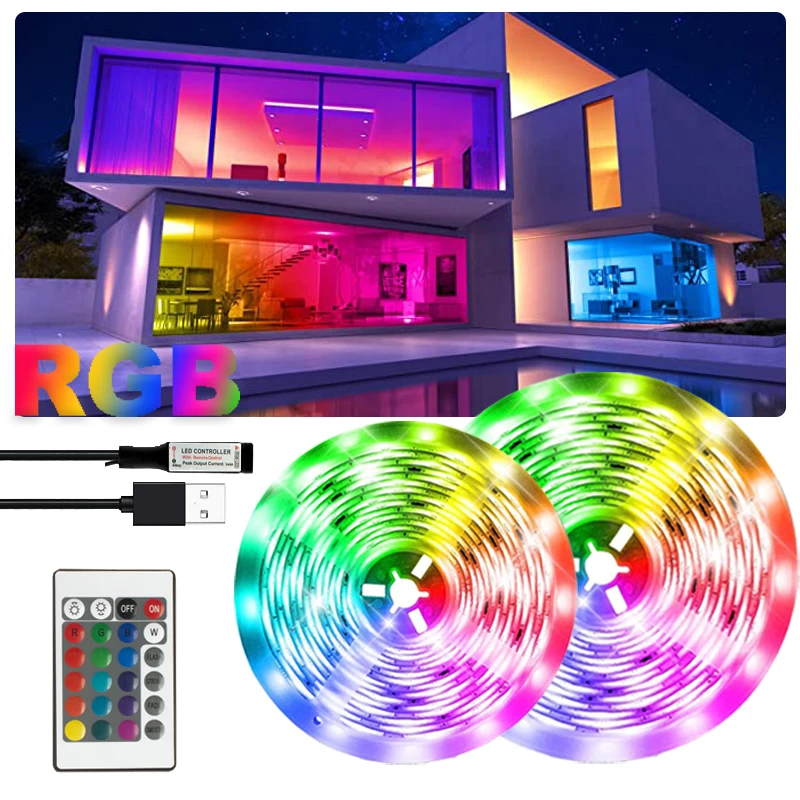 LED Strip Light Color RGB Tape 5050 LED Infrared remote control LED Lights for Room TV LED Backlight Decor светодиодная лента
LED Strip Light Color RGB Tape 5050 LED Infrared remote control LED Lights for Room TV LED Backlight Decor светодиодная лента