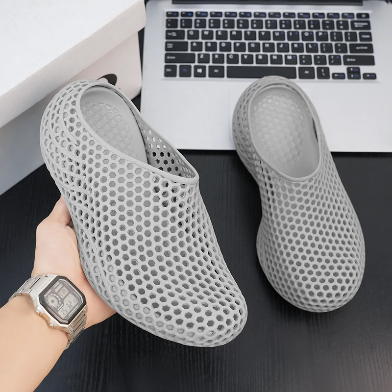 Men's Summer Cave Shoes Fashionable Breathable Hollow Sandals Outdoor Lightweight Non slip Slippers Casual Sports Beach Shoes
Men's Summer Cave Shoes Fashionable Breathable Hollow Sandals Outdoor Lightweight Non slip Slippers Casual Sports Beach Shoes