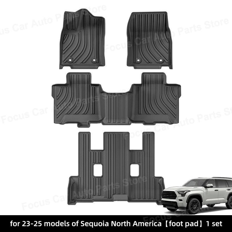 Для Toyota Sequoia 2023 2024 2025 TPE 3D автомобильные коврики на багажник аксессуары коврик для ног без запаха водонепроницаемый лоток
Для Toyota Sequoia 2023 2024 2025 TPE 3D автомобильные коврики на багажник аксессуары коврик для ног без запаха водонепроницаемый лоток