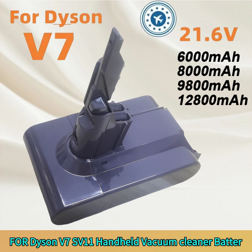 Prolonged 21.6V 12800mAh Battery for Dyson V7 SV11 Handheld Vacuum Cleaner, Ultra Capacity.Extended Use
Prolonged 21.6V 12800mAh Battery for Dyson V7 SV11 Handheld Vacuum Cleaner, Ultra Capacity.Extended Use