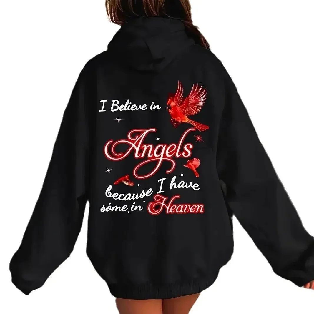 Новая повседневная толстовка оверсайз 2026 с принтом «Angel Belief», большой размер, хлопок, удобная, для мужчин и женщин, модная уличная одежда
Новая повседневная толстовка оверсайз 2026 с принтом «Angel Belief», большой размер, хлопок, удобная, для мужчин и женщин, модная уличная одежда