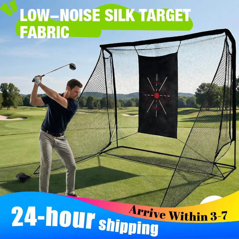 Hitting Practice Net 10x7ft Golf Hitting Net with Side Barriers & Target Cloth for Backyard Driving Chipping Indoor Outdoor Use
Hitting Practice Net 10x7ft Golf Hitting Net with Side Barriers & Target Cloth for Backyard Driving Chipping Indoor Outdoor Use
