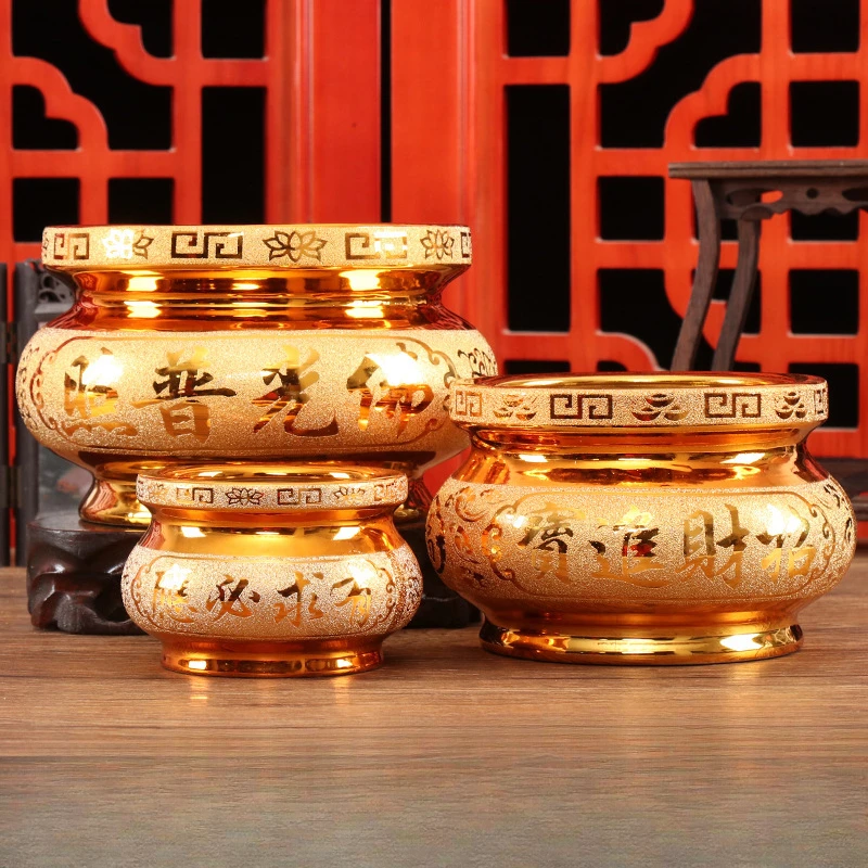 Buddha Hall Ceramics Incense Burner Ornaments Home Feng Shui Decoration Traditional Buddhist Supplies Worship Accessories
Buddha Hall Ceramics Incense Burner Ornaments Home Feng Shui Decoration Traditional Buddhist Supplies Worship Accessories