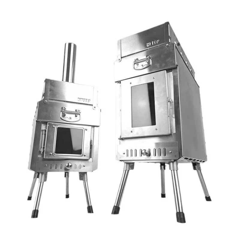Stainless steel stove outdoor tent stove, heating stove household folding portable wood stove
Stainless steel stove outdoor tent stove, heating stove household folding portable wood stove