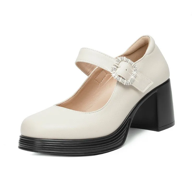 AIYUQI Women's High Heels 2025 Autumn New Genuine Leather Mary Jane Shoes Women Stylish Platform Dress Shoes Women
AIYUQI Women's High Heels 2025 Autumn New Genuine Leather Mary Jane Shoes Women Stylish Platform Dress Shoes Women