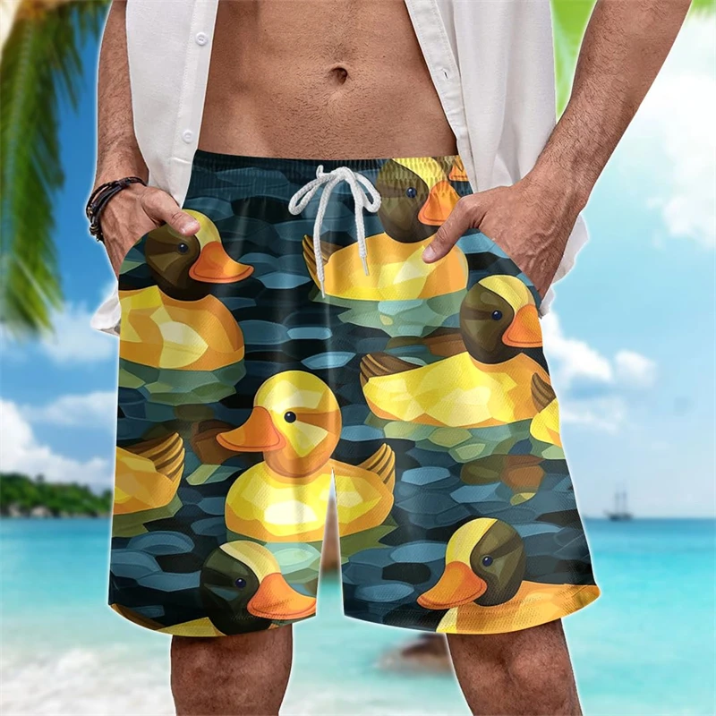 Пляжные шорты с милым мультяшным рисунком утки, трусы для мальчиков Aloha, короткие штаны с 3D принтом алохи, Мужская одежда, брюки с милыми животными
Пляжные шорты с милым мультяшным рисунком утки, трусы для мальчиков Aloha, короткие штаны с 3D принтом алохи, Мужская одежда, брюки с милыми животными