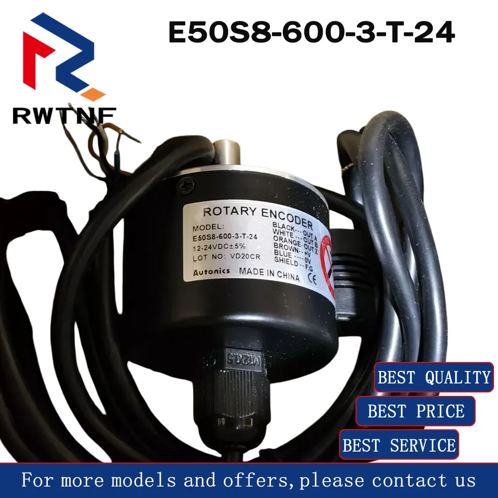 Brand New Genuine E50S8-600-3-T-24 AUTONICS Photoelectric incremental rotary encoder,100% original warehouse stock
Brand New Genuine E50S8-600-3-T-24 AUTONICS Photoelectric incremental rotary encoder,100% original warehouse stock